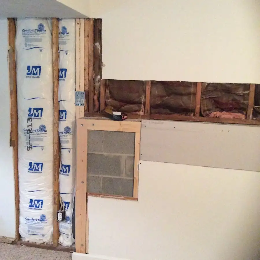 Wall insulation replacement during Structural Drying in Westminster
